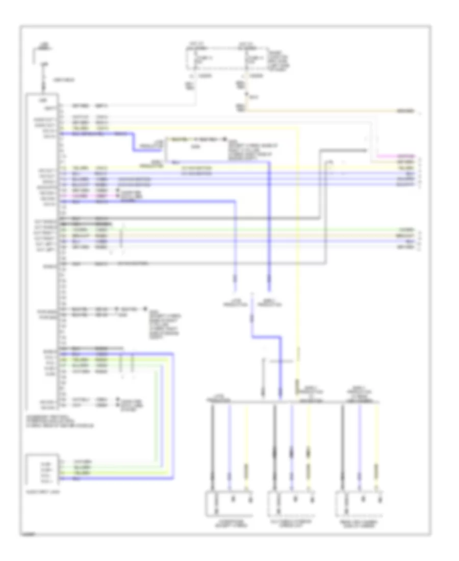 SYNC Radio Wiring Diagram (1 of 2) for Ford Fusion S 2010