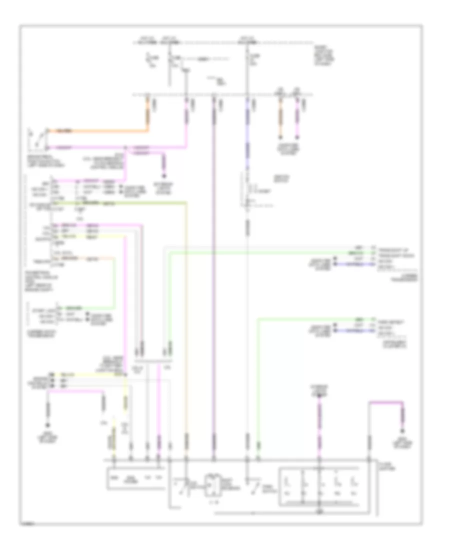 Shift Interlock Wiring Diagram Except Hybrid for Ford Fusion S 2010