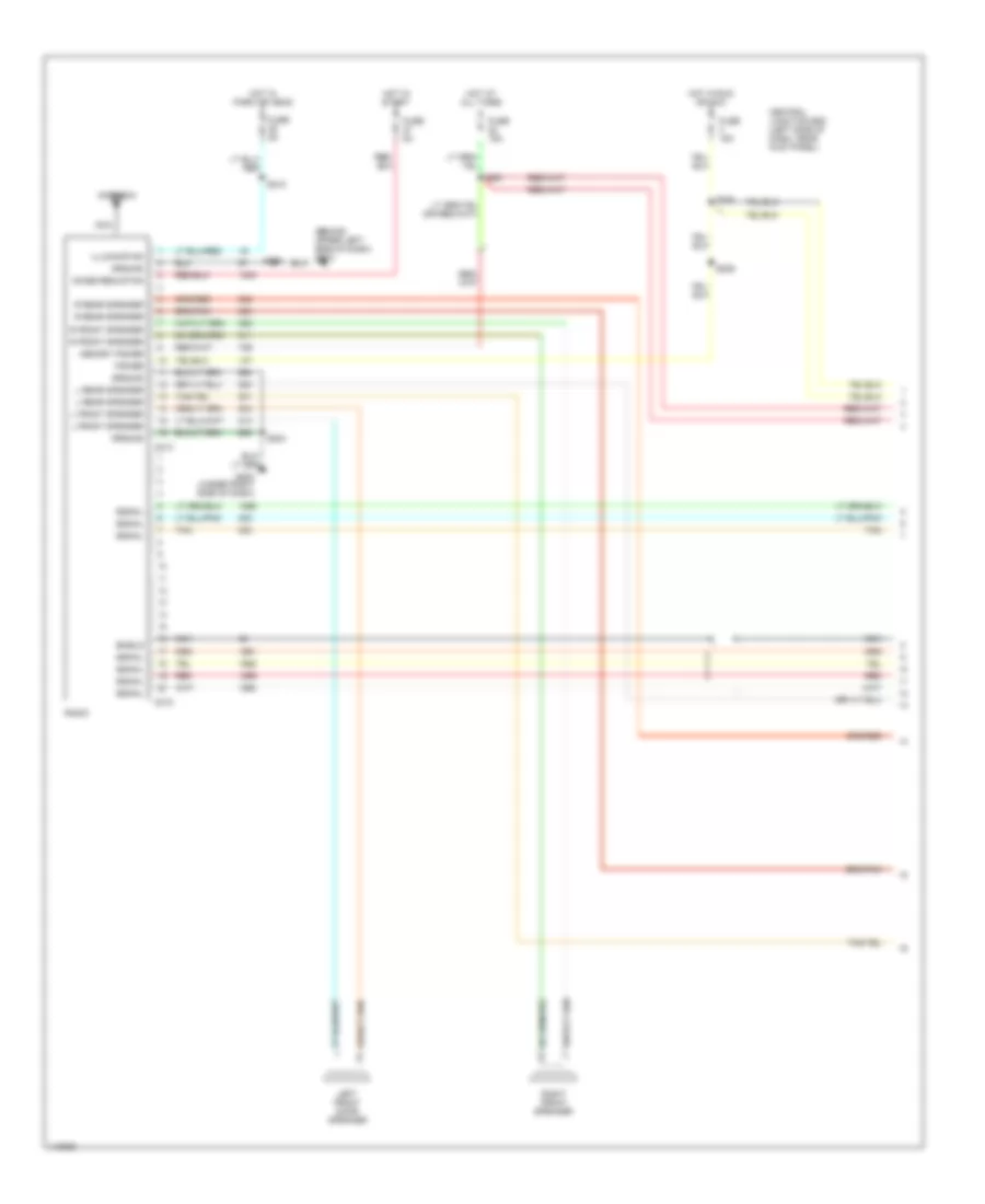 Radio Wiring Diagram with Rear Entertainment 1 of 2 for Ford Econoline E350 Super Duty 2001