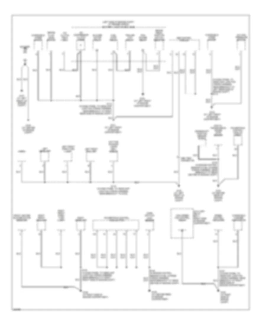 Ground Distribution Wiring Diagram 1 of 3 for Ford Explorer Sport Trac 2005