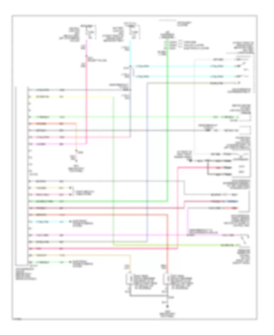 Electronic Suspension Wiring Diagram for Ford Crown Victoria Police Interceptor 2003