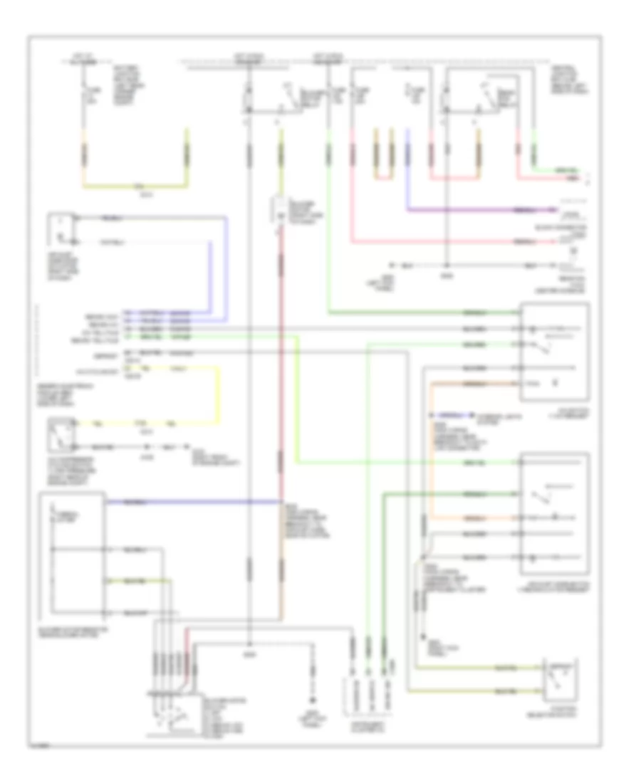 Электросхема кондиционера с ручный управлением (1 из 2) для Ford Transit Connect 2011