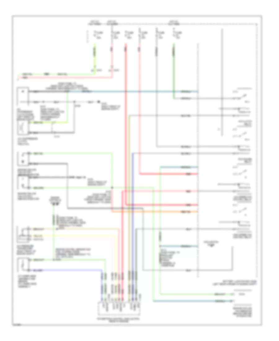 Manual A C Wiring Diagram 2 of 2 for Ford Transit Connect 2011