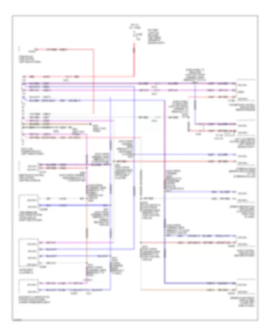 Computer Data Lines Wiring Diagram for Ford Transit Connect 2011