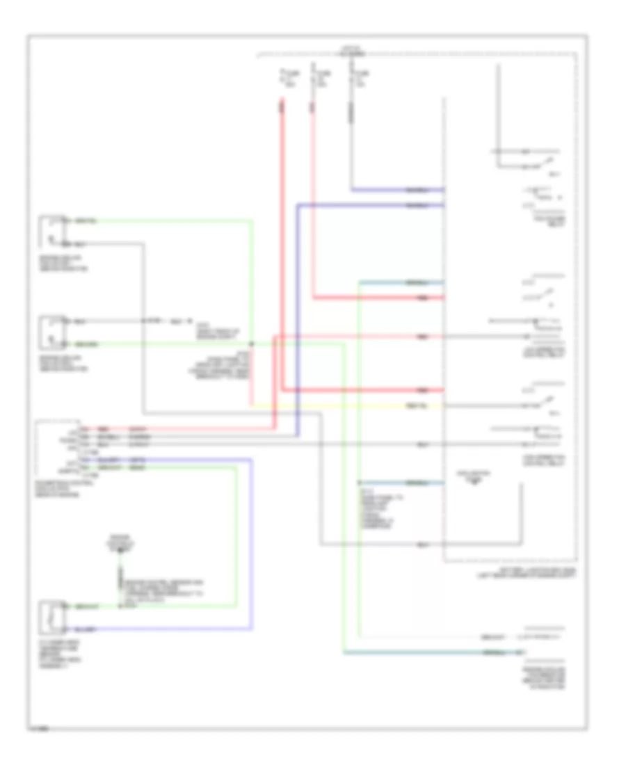 Cooling Fan Wiring Diagram for Ford Transit Connect 2011