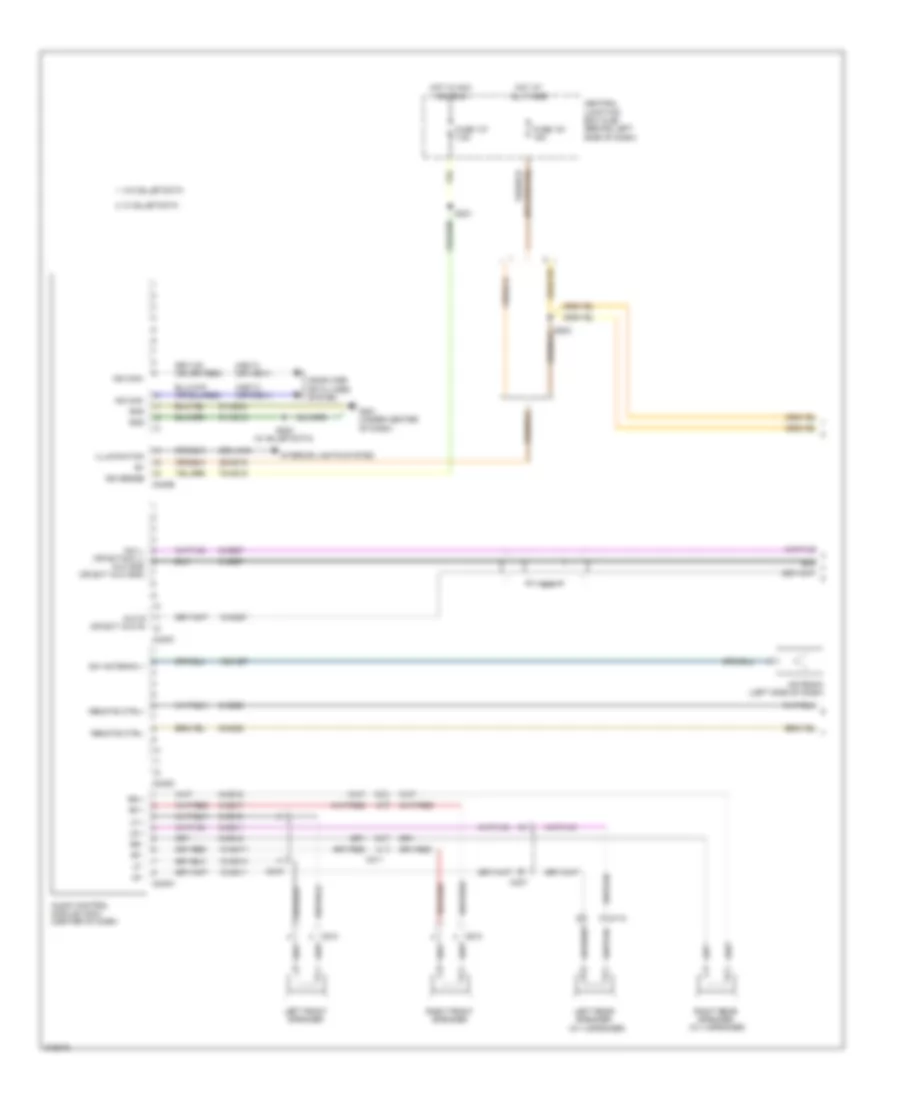 Radio Wiring Diagram 1 of 2 for Ford Transit Connect 2011