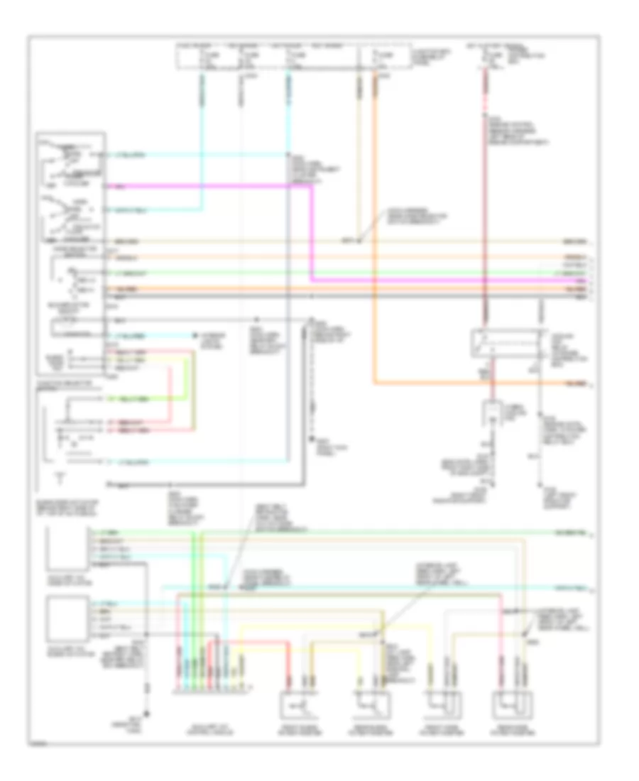 Air Conditioning Wiring Diagrams 1 of 2 for Ford Expedition 1997