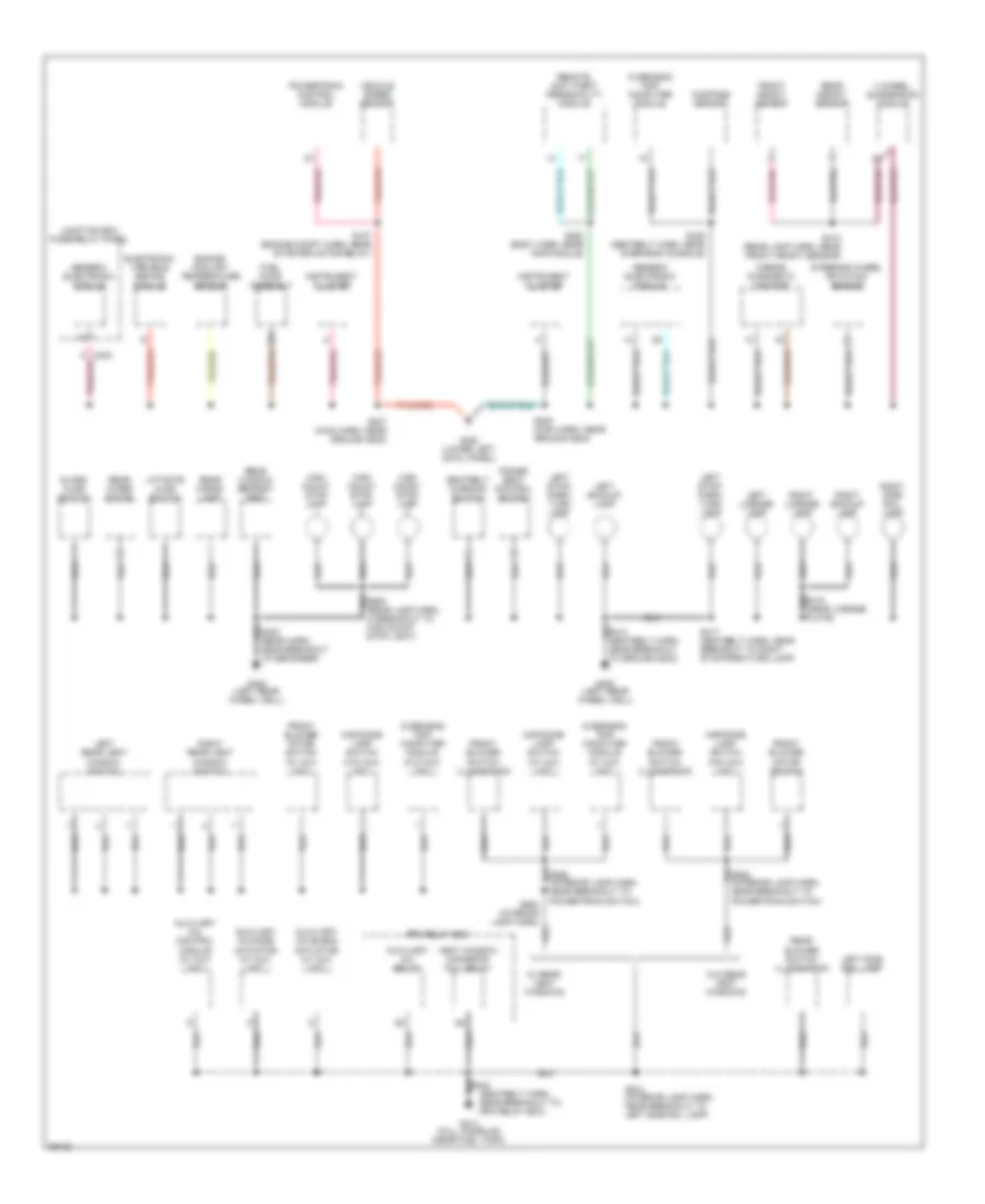 Ground Distribution Wiring Diagram 3 of 4 for Ford Expedition 1997