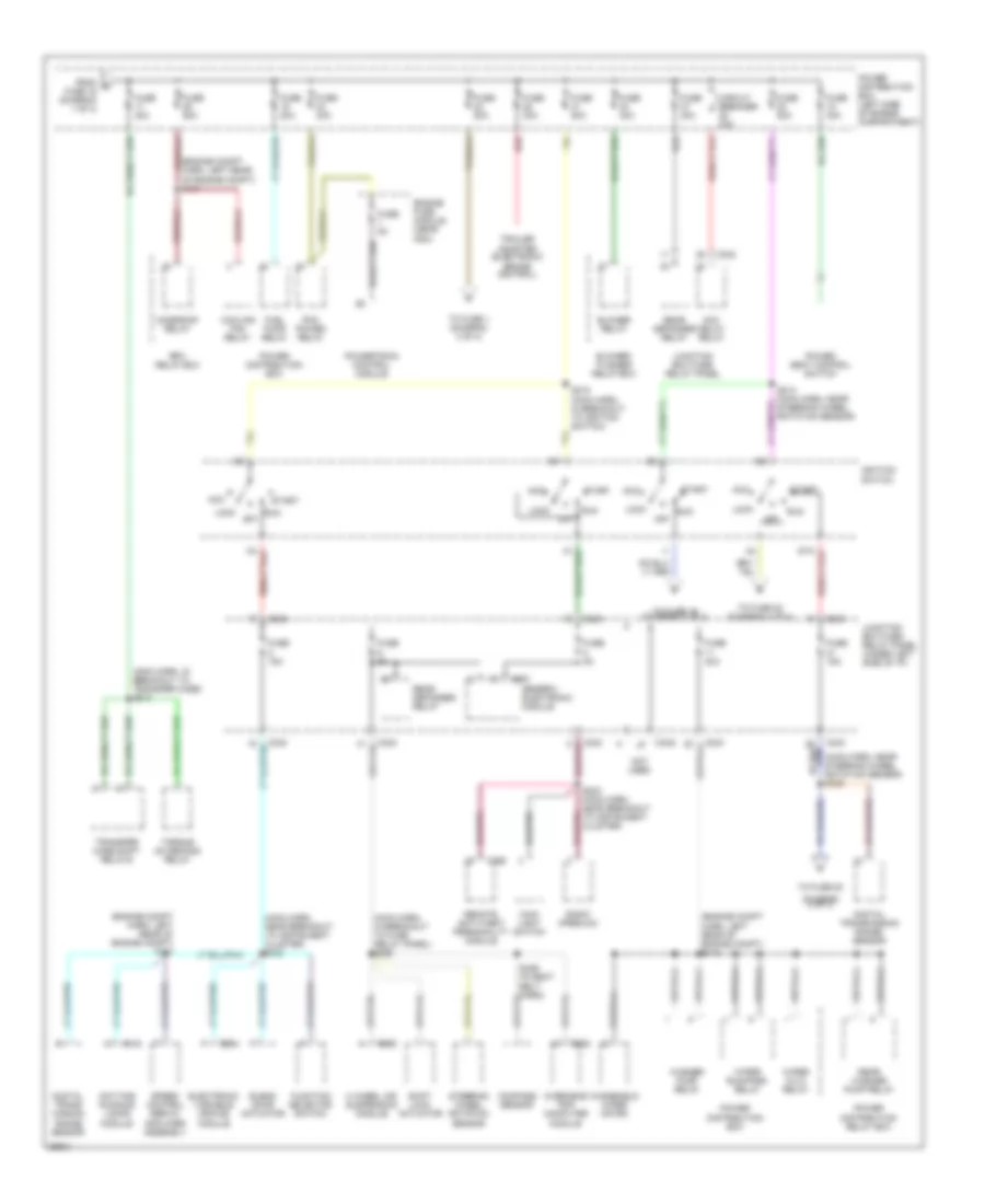 Power Distribution Wiring Diagram 2 of 4 for Ford Expedition 1997