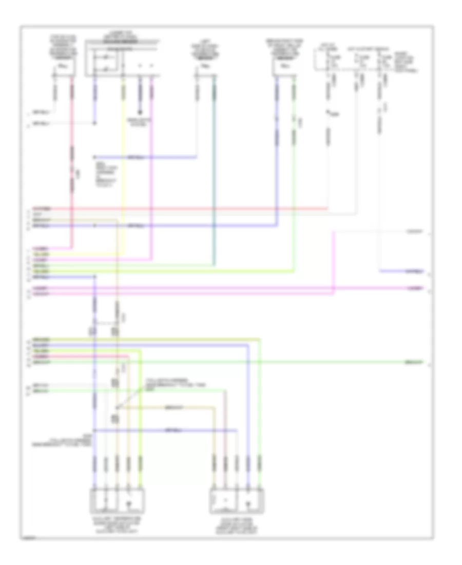 Automatic AC Wiring Diagram, with Auxiliary Climate Control (2 of 4) for Ford Expedition EL King Ranch 2014