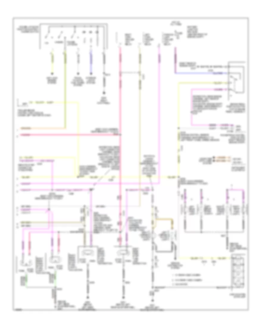 Exterior Lamps Wiring Diagram 2 of 2 for Ford Expedition EL King Ranch 2014