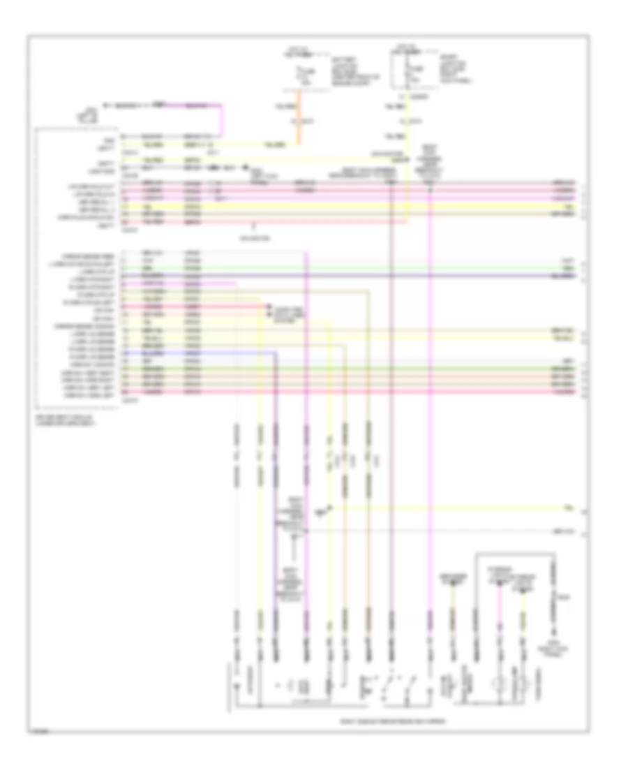 Memory Mirrors Wiring Diagram (1 of 2) for Ford Expedition EL King Ranch 2014