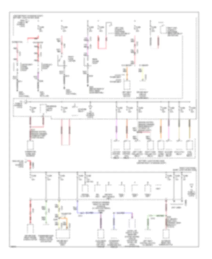 Power Distribution Wiring Diagram (2 of 6) for Ford Expedition EL King Ranch 2014