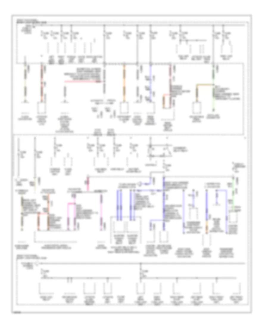 Power Distribution Wiring Diagram 3 of 6 for Ford Expedition EL King Ranch 2014