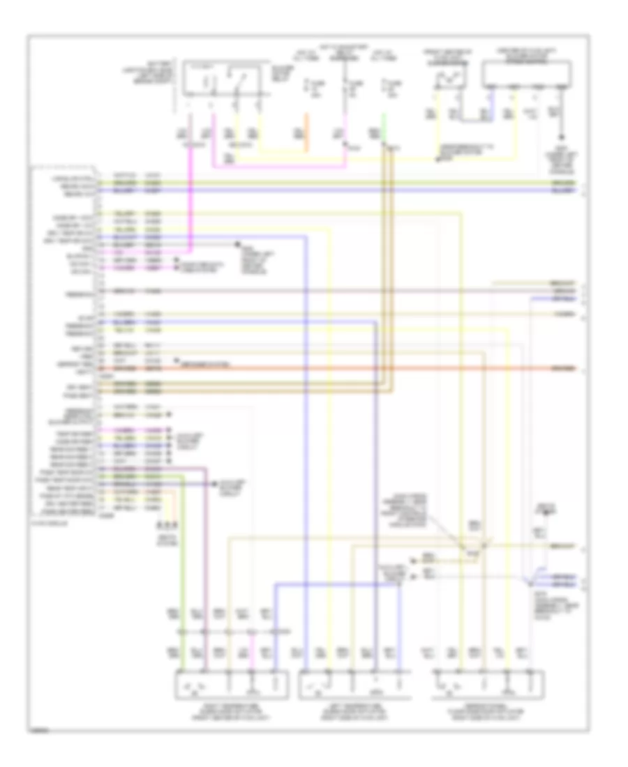 Automatic A C Wiring Diagram 1 of 4 for Ford Explorer Limited 2013