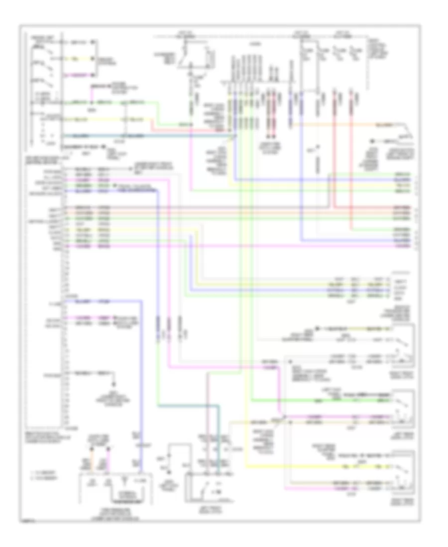 Forced Entry Wiring Diagram with Intelligent Access 1 of 2 for Ford Explorer Limited 2013