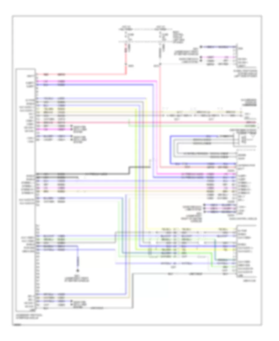 SYNC Radio Wiring Diagram, with SYNC GEN 2 (1 of 2) for Ford Explorer Limited 2013