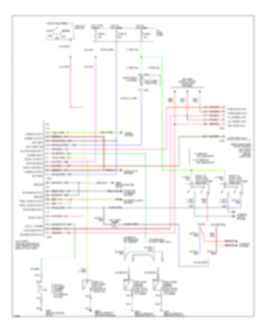 Anti theft Wiring Diagram for Ford Mustang 1995