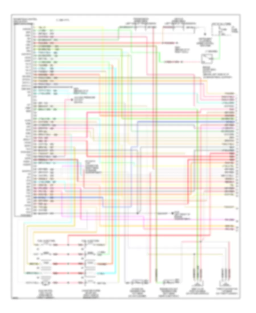 5.0L, Engine Performance Wiring Diagrams (1 of 4) for Ford Mustang 1995