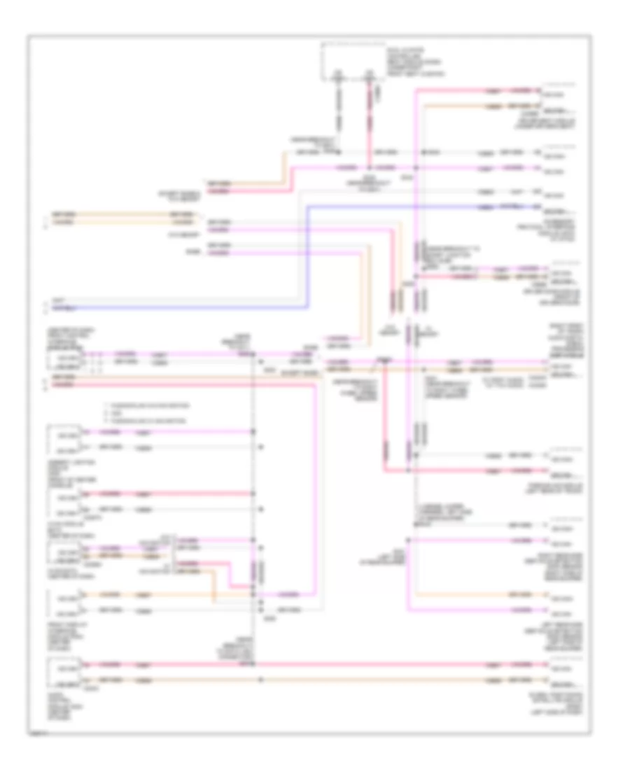 Computer Data Lines Wiring Diagram Except Hybrid 2 of 2 for Ford Fusion SE 2010