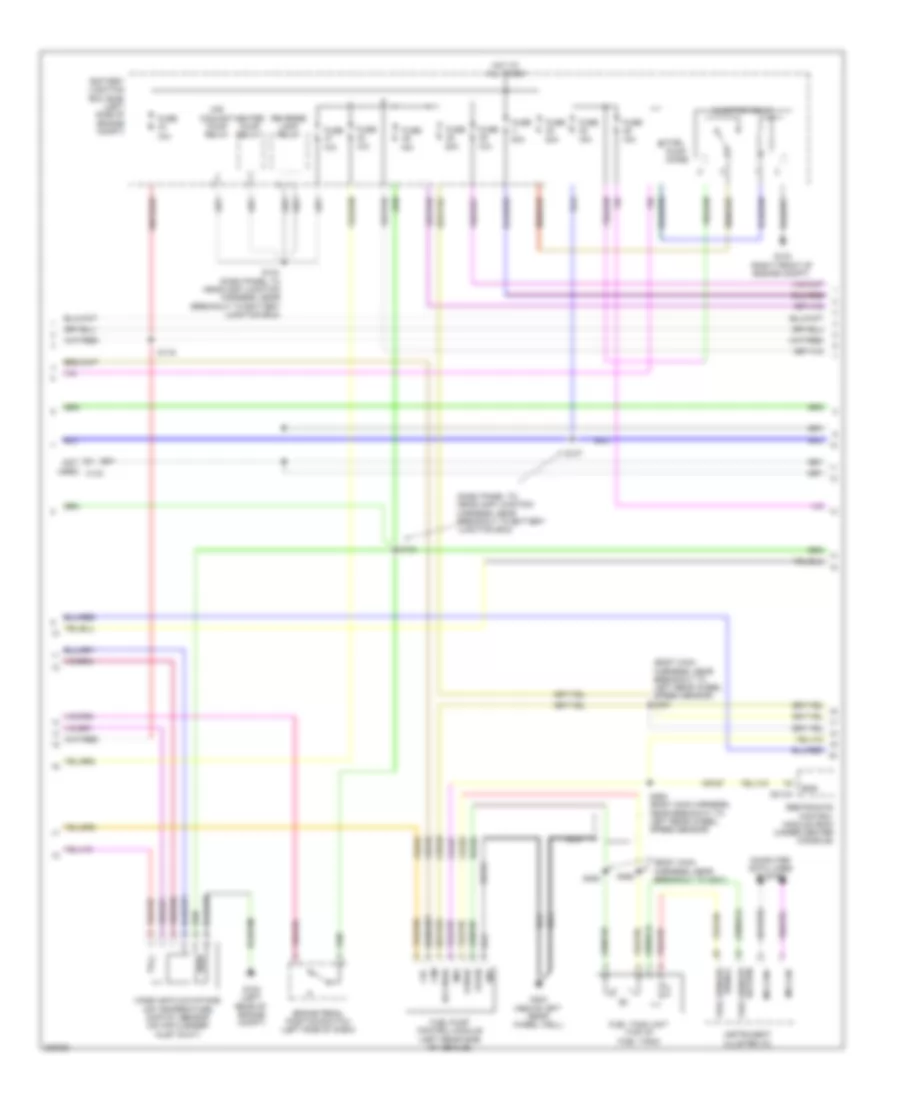 2.5L, Engine Performance Wiring Diagram, Hybrid (2 of 8) for Ford Fusion SE 2010