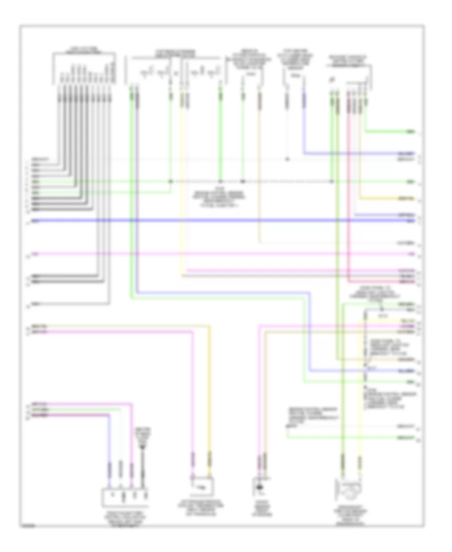 2.5L, Engine Performance Wiring Diagram, Hybrid (7 of 8) for Ford Fusion SE 2010