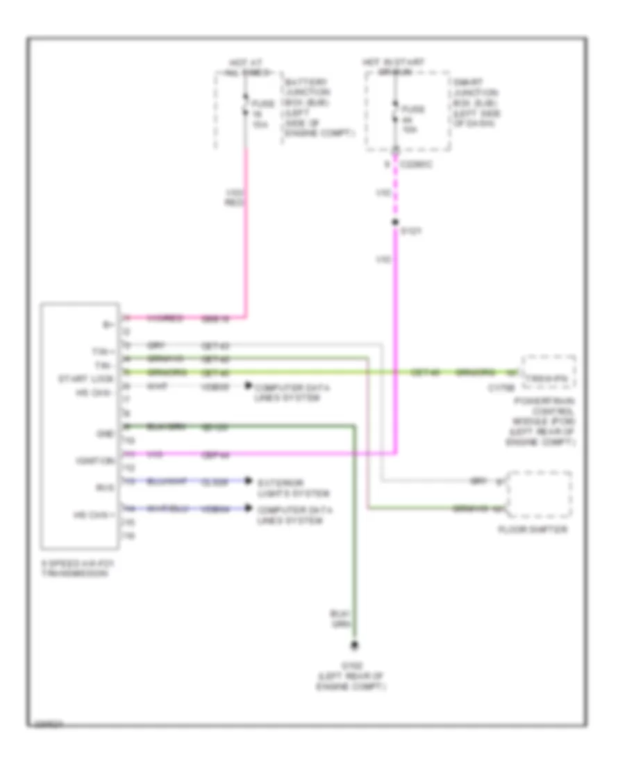 3.5L, AT Wiring Diagram for Ford Fusion SE 2010