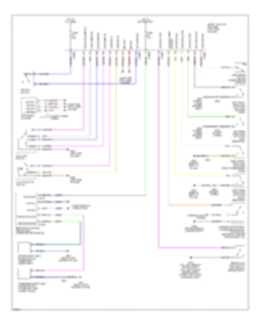 Warning Systems Wiring Diagram for Ford Fusion SE 2010
