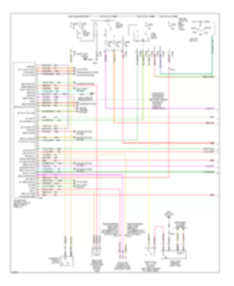 5.4L, Engine Performance Wiring Diagram (1 of 4) for Ford Expedition 2004