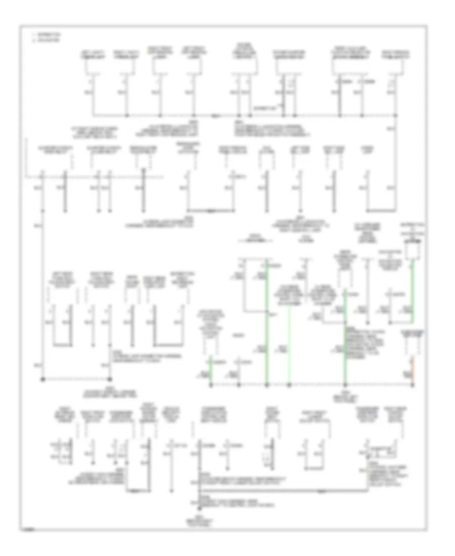 Ground Distribution Wiring Diagram (4 of 4) for Ford Expedition 2004
