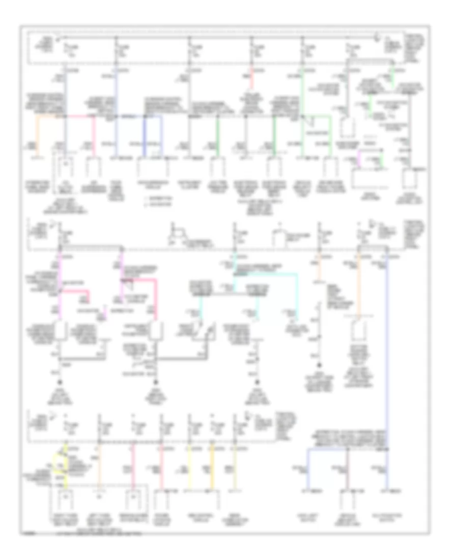 Power Distribution Wiring Diagram (2 of 4) for Ford Expedition 2004
