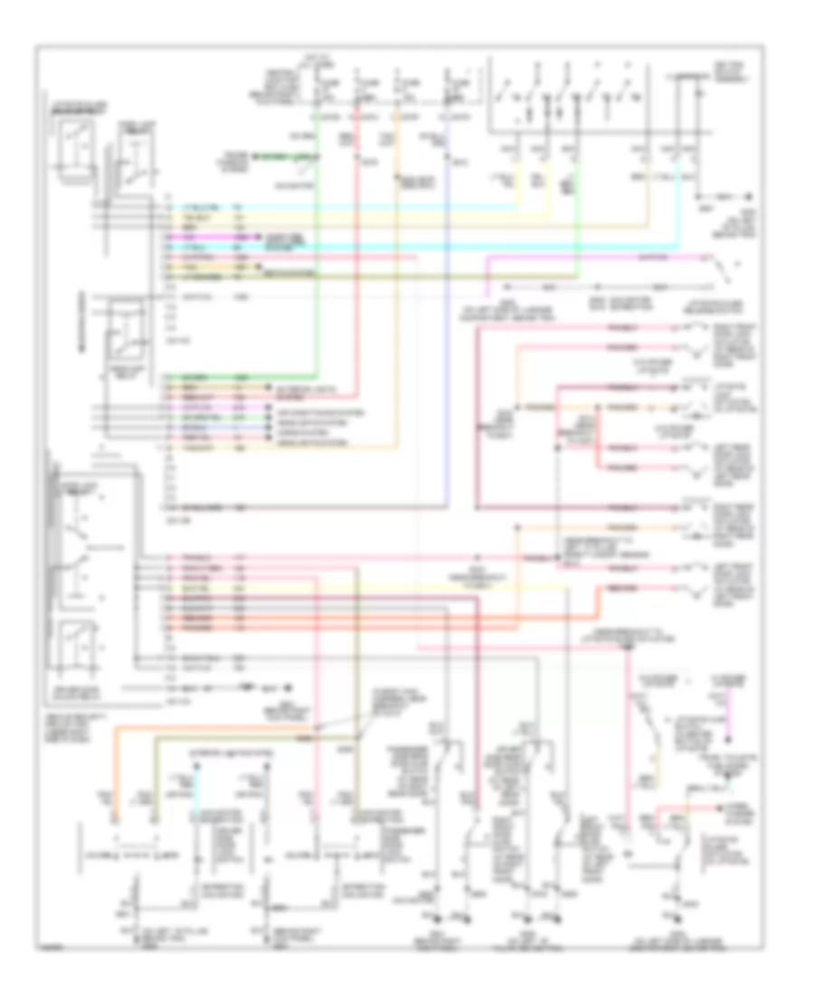 Power Door Locks Wiring Diagram for Ford Expedition 2004