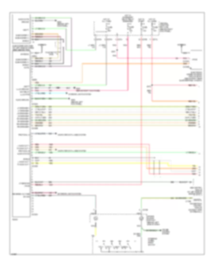 Radio Wiring Diagram, with Navigation (1 of 2) for Ford Expedition 2004