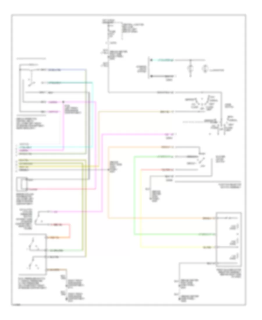 3 0L Manual A C Wiring Diagram 2 of 2 for Ford Escape 2001
