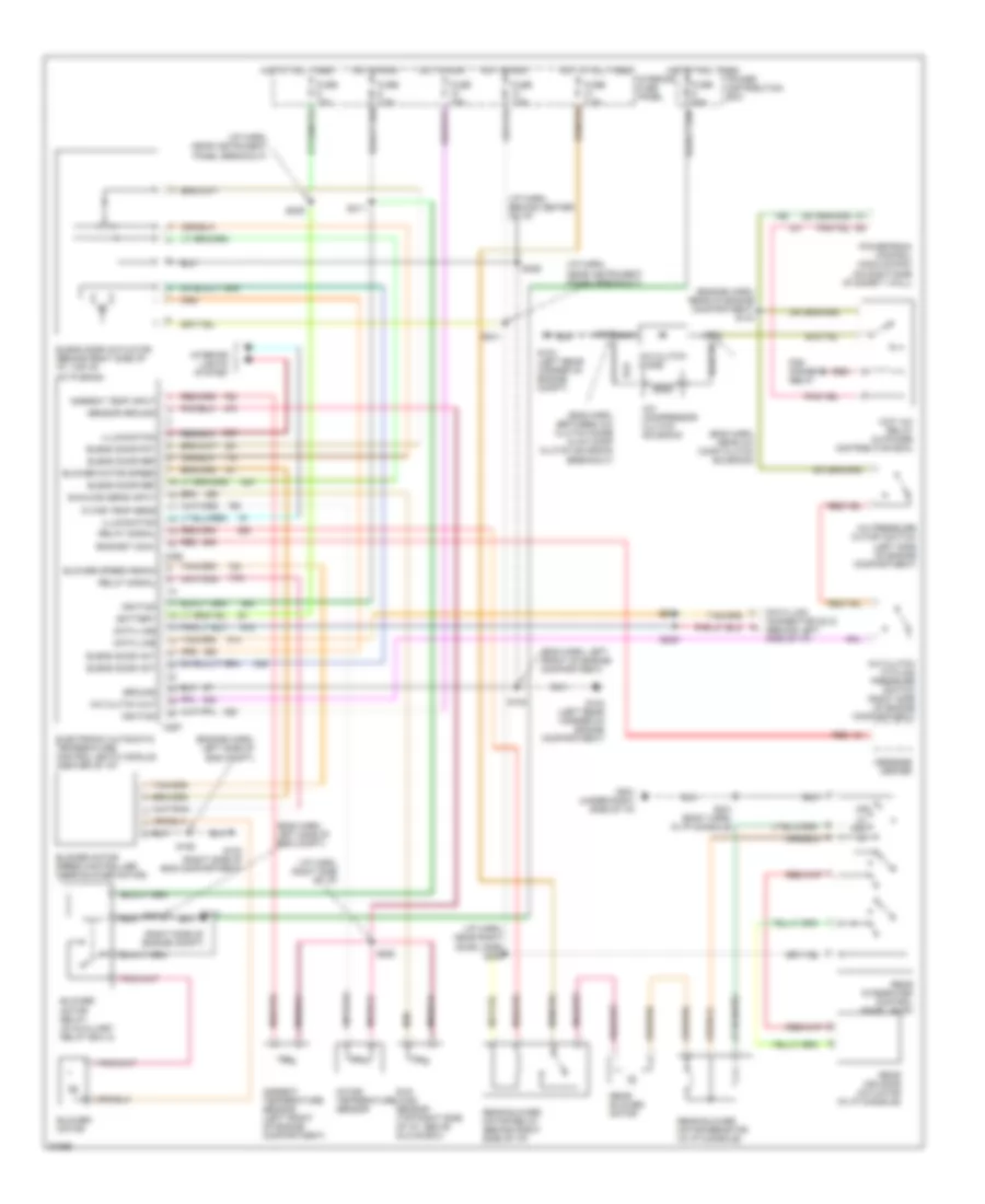 AC Wiring Diagram, Auto AC for Ford Explorer 1997