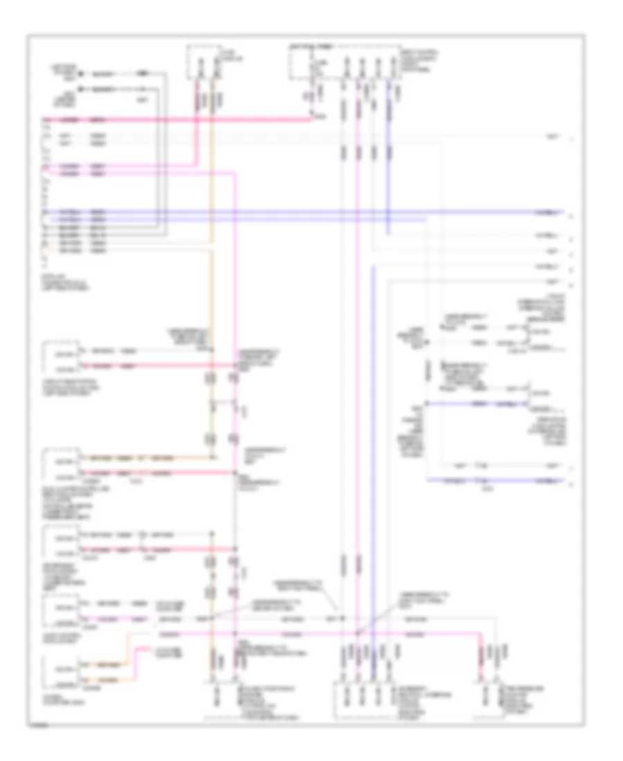 Computer Data Lines Wiring Diagram 1 of 2 for Ford Cab  Chassis F350 Super Duty 2012