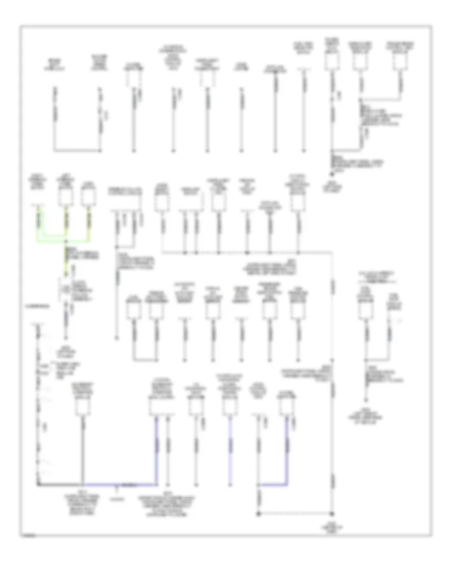 Ground Distribution Wiring Diagram 2 of 4 for Ford Cab  Chassis F350 Super Duty 2012