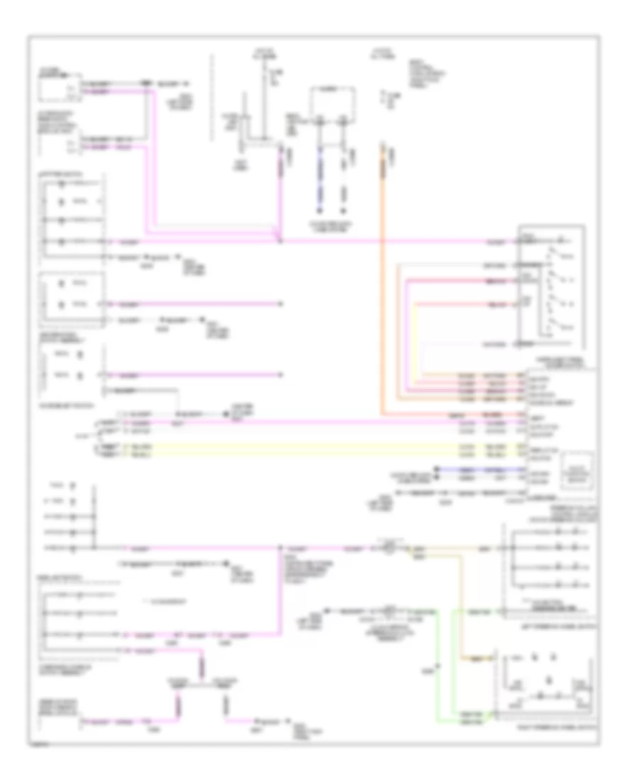 Instrument Illumination Wiring Diagram for Ford Cab  Chassis F350 Super Duty 2012