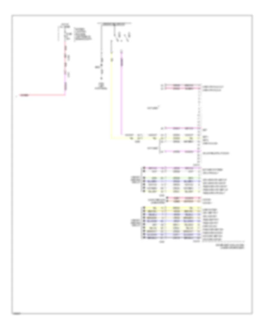 Drivers Memory Seat Wiring Diagram (2 of 2) for Ford Cab  Chassis F350 Super Duty 2012
