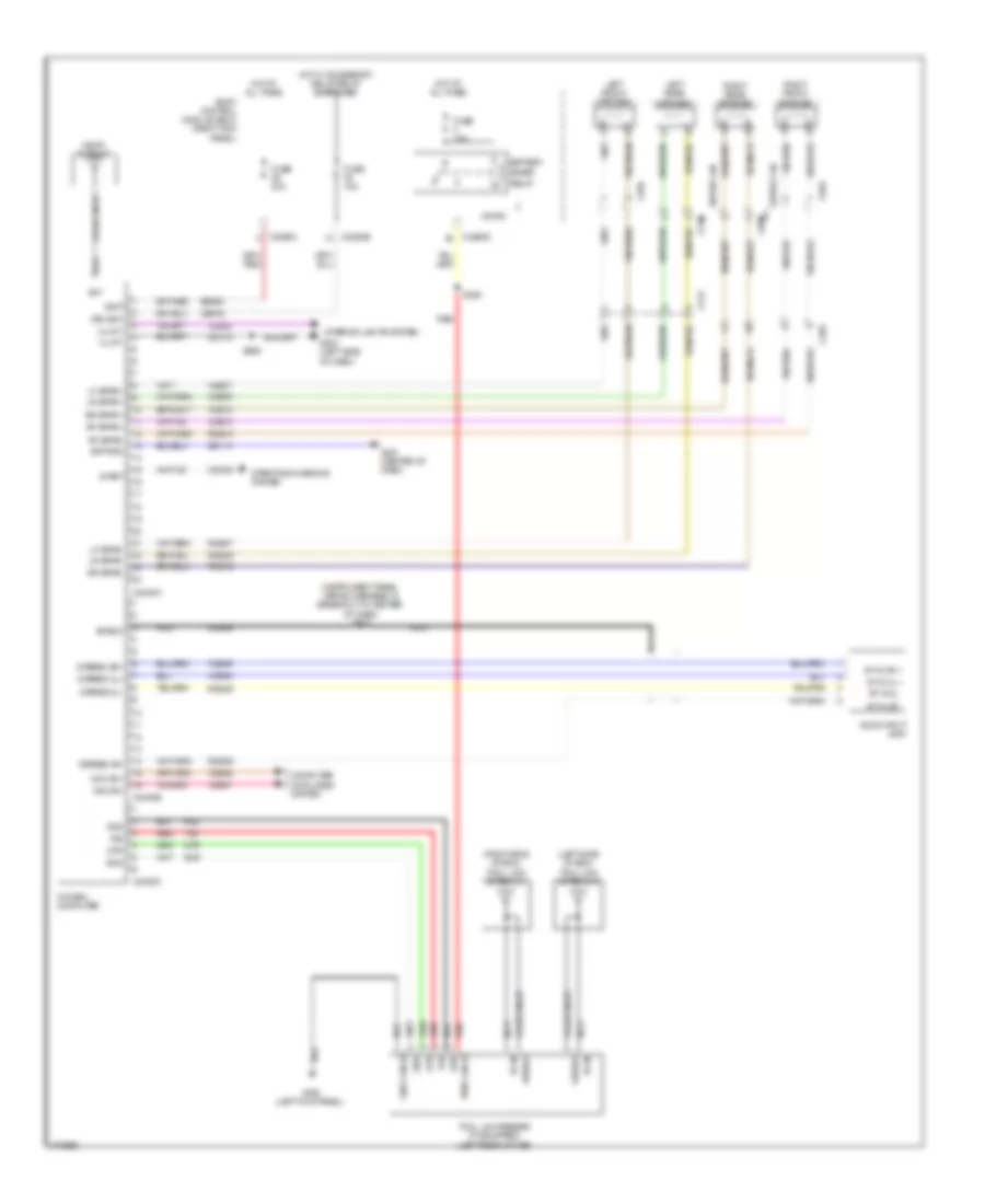 In Dash Computer Wiring Diagram for Ford Cab  Chassis F350 Super Duty 2012