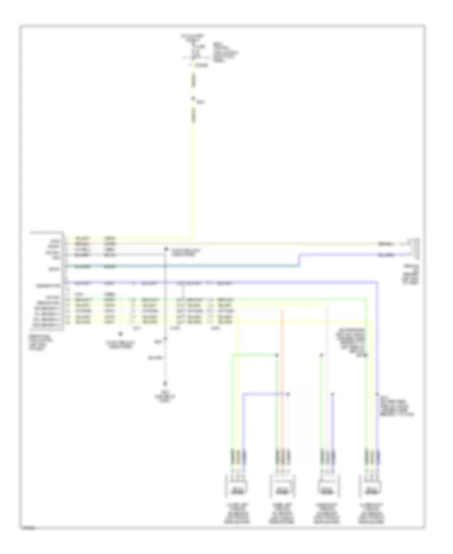 Parking Assistant Wiring Diagram for Ford Cab  Chassis F350 Super Duty 2012