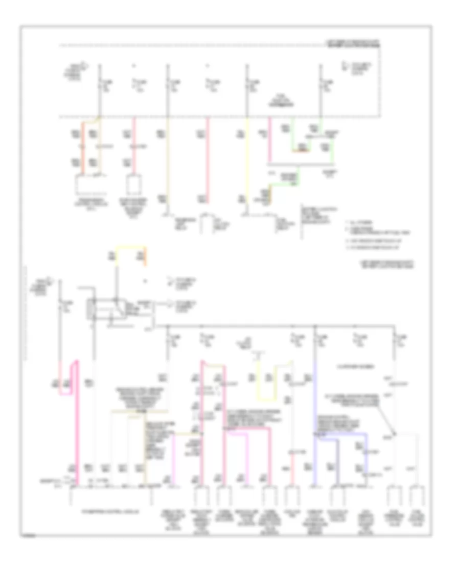 Power Distribution Wiring Diagram 3 of 9 for Ford Cab  Chassis F350 Super Duty 2012
