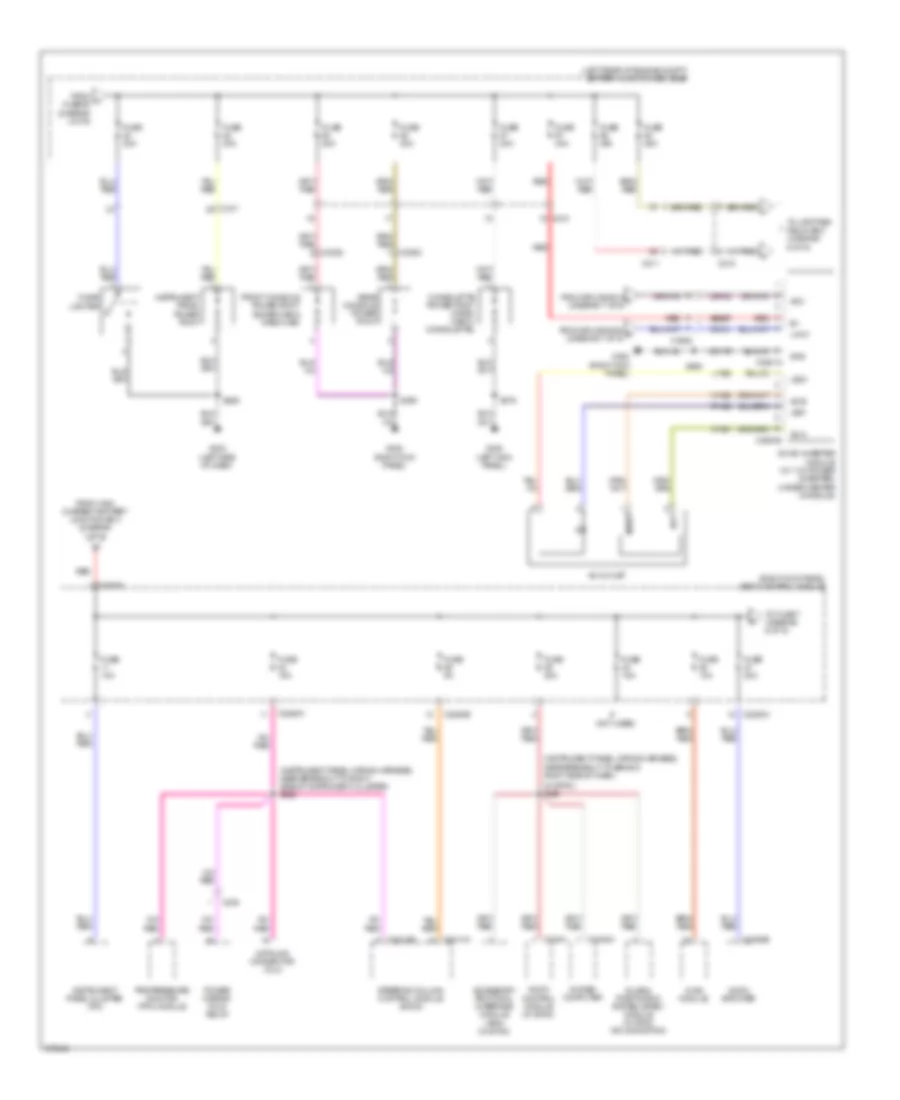 Power Distribution Wiring Diagram (5 of 9) for Ford Cab  Chassis F350 Super Duty 2012