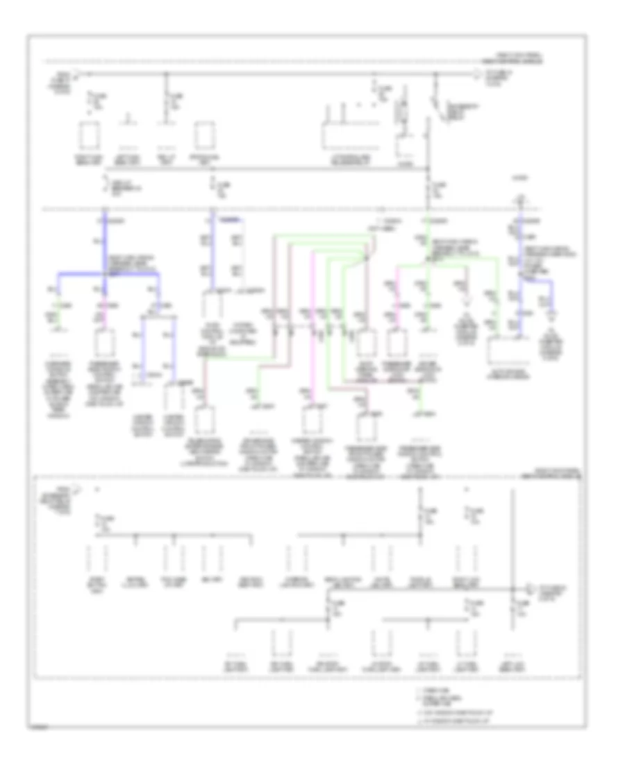 Power Distribution Wiring Diagram (7 of 9) for Ford Cab  Chassis F350 Super Duty 2012