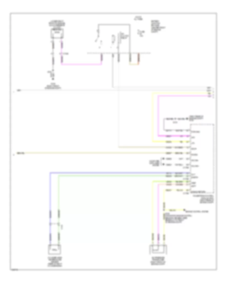 Automatic AC Wiring Diagram, without Auxiliary Climate Control (3 of 4) for Ford Expedition EL Limited 2014