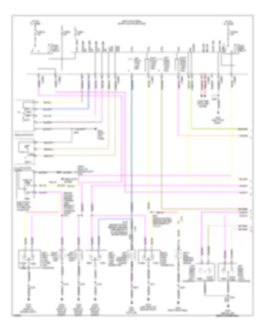 Exterior Lamps Wiring Diagram (1 of 2) for Ford Expedition EL Limited 2014