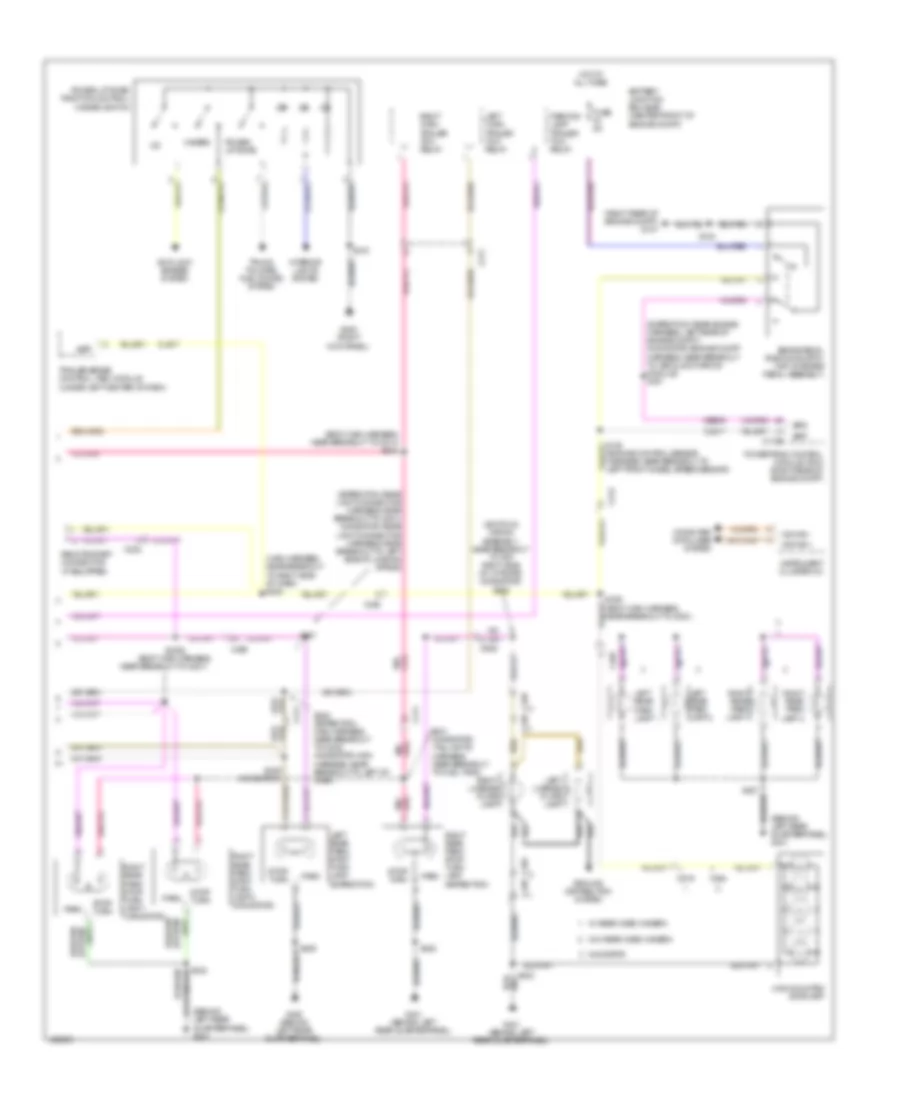 Exterior Lamps Wiring Diagram (2 of 2) for Ford Expedition EL Limited 2014