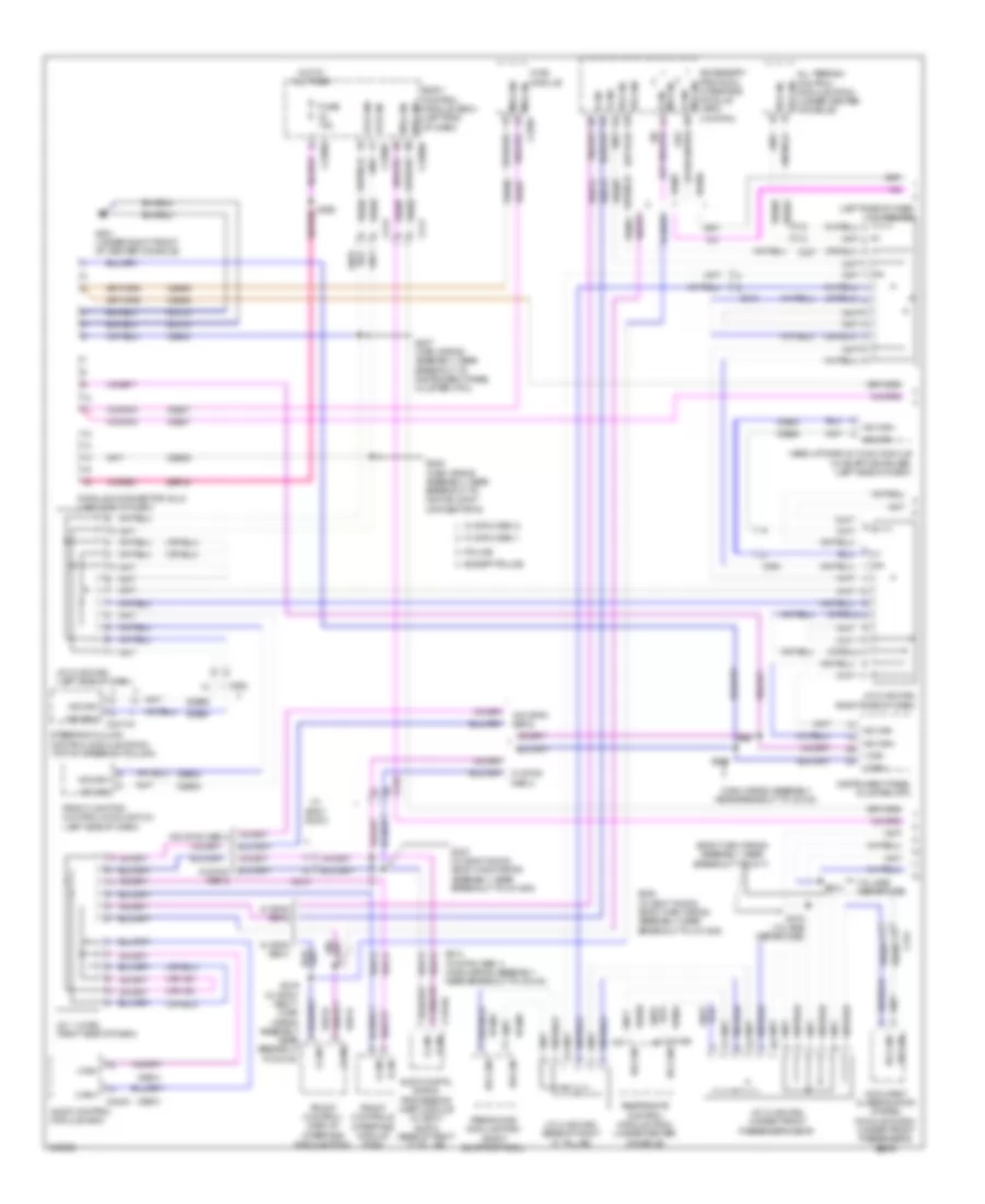 Computer Data Lines Wiring Diagram 1 of 2 for Ford Explorer Police Interceptor 2013