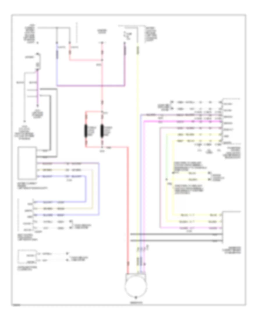 Charging Wiring Diagram for Ford Explorer Police Interceptor 2013