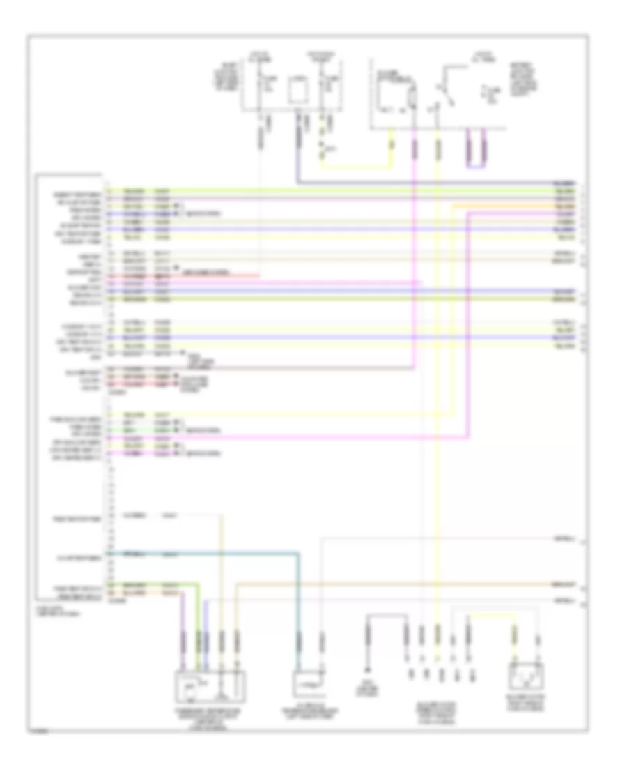 Automatic AC Wiring Diagram, Except Hybrid (1 of 3) for Ford Fusion SEL 2010